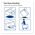 Tork Premium Xpressnap Interfold Dispenser Napkins, 2-Ply,8.5x8.5,White,500/PK,8PK/CT