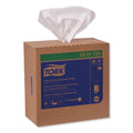 Tork Heavy-Duty Cleaning Cloth, 8.46 x 16.13, White, 80/Box, 5 Boxes/Carton