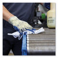 Tork Industrial Paper Wiper, 4-Ply, 10 x 15.75, Blue, 190 Wipes/Roll, 4 Roll/Carton