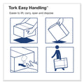 Tork Advanced Bath Tissue, Septic Safe, 2-Ply, White, 500 Sheets/Roll, 48 Rolls/Carton