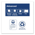 Tork Advanced Bath Tissue, Septic Safe, 2-Ply, White, 500 Sheets/Roll, 48 Rolls/Carton