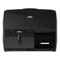 Tork Twin Bath Tissue Roll Dispenser for OptiCore, 11.06 x 7.18 x 8.81, Black