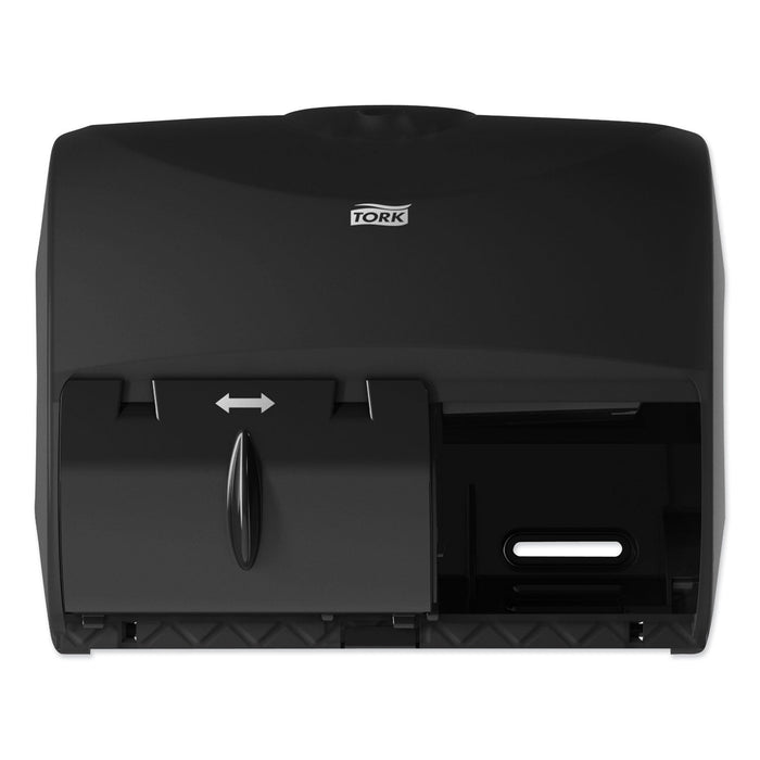 Tork Twin Bath Tissue Roll Dispenser for OptiCore, 11.06 x 7.18 x 8.81, Black