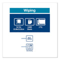 Tork Paper Wiper, Centerfeed, 2-Ply, 9 x 13, White, 800/Roll, 2 Rolls/Carton