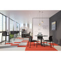HON Between Round Table Tops, 36" Diameter, Steel Mesh/Charcoal