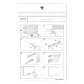 U Brands Floating Glass Dry Erase Board, 72 x 48, White