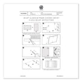 U Brands PINIT Magnetic Dry Erase Undated One Month Calendar, 48 x 36, White