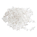 U Brands Standard Push Pins, Plastic, Clear, Clear Head/Silver Pin, 0.44", 200/Pack