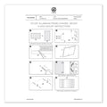 U Brands PINIT Magnetic Dry Erase Undated One Month Calendar, 36 x 24, White
