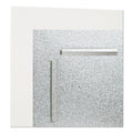 U Brands Floating Glass Dry Erase Board, 36 x 36, White