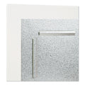 U Brands Floating Glass Dry Erase Board, 72 x 48, White