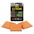 Post-it Water-Resistant Self-Stick Notes, 3" x 3", Orange, 45 Sheets/Pad, 3 Pads/Pack