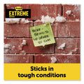 Post-it Water-Resistant Self-Stick Notes, 3" x 3", Green, 45 Sheets/Pad, 3 Pads/Pack