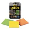 Post-it Water-Resistant Self-Stick Notes, 3" x 3", Assorted Colors, 45 Sheets/Pad, 3 Pads/Pack