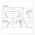 U Brands Magnetic Dry Erase Board with Decor Frame, 30 x 20, White Surface and Frame