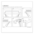 U Brands Magnetic Dry Erase Calendar with Decor Frame, 30 x 20, White Surface and Frame