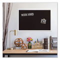 U Brands Magnetic Chalkboard with Decor Frame, 30 x 20, Black Surface/White Frame