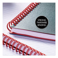 Black n' Red Flexible Cover Twinwire Notebook, SCRIBZEE Compatible, 1 Subject, Wide/Legal Rule, Black Cover, 11.75 x 8.25, 70 Sheets