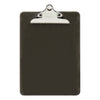 Universal Plastic Clipboard with High Capacity Clip, 1.25" Clip Capacity, Holds 8.5 x 11 Sheets, Translucent Black
