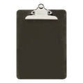 Universal Plastic Clipboard with High Capacity Clip, 1.25" Clip Capacity, Holds 8.5 x 11 Sheets, Translucent Black
