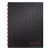 Black n' Red Hardcover Twinwire Notebook, SCRIBZEE Compatible, 1 Subject, Wide/Legal Rule, Black Cover, 11 x 8.5, 70 Sheets