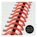 Black n' Red Hardcover Twinwire Notebook, SCRIBZEE Compatible, 1 Subject, Wide/Legal Rule, Black Cover, 8.25 x 5.88, 70 Sheets