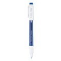 Pilot FriXion Fineliner Erasable Porous Point Pen, Stick, Fine 0.6 mm, Blue Ink, Blue Barrel, Dozen