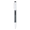 Pilot FriXion Fineliner Erasable Porous Point Pen, Stick, Fine 0.6 mm, Black Ink, Black Barrel, Dozen