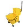 Impact Side-Press Wringer and Plastic Bucket Combo, 12 to 32 oz, Yellow