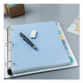Avery Write and Erase Big Tab Durable Plastic Dividers, 3-Hole Punched, 8-Tab, 11 x 8.5, Assorted, 1 Set