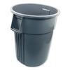 Impact Gator Plus Container, Round, Plastic, 55 gal, Gray