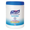 PURELL Sanitizing Hand Wipes, 6.75 x 6, White, 270 Wipes/Canister