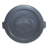 Impact Basic Gator Lids, for 20 gal, Flat-Top, 19.65" Diameter, Gray