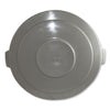Impact Advanced Gator Lids, for 55 gal, Flat-Top, 26.4" Diameter, Gray