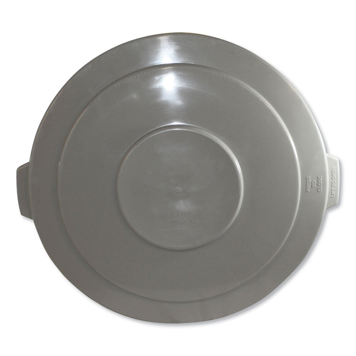Impact Advanced Gator Lids, for 55 gal, Flat-Top, 26.4" Diameter, Gray