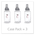 GOJO Clear and Mild Foam Handwash Refill, For ADX-12 Dispenser, Fragrance-Free, 1,250 mL Refill, 3/Carton