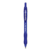 Paper Mate Profile Gel Pen, Retractable, Medium 0.7 mm, Blue Ink, Translucent Blue Barrel, 36/Pack