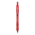 Paper Mate Profile Gel Pen, Retractable, Medium 0.7 mm, Red Ink, Translucent Red Barrel, Dozen
