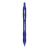 Paper Mate Profile Gel Pen, Retractable, Medium 0.7 mm, Blue Ink, Translucent Blue Barrel, Dozen