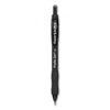 Paper Mate Profile Gel Pen, Retractable, Bold 1 mm, Black Ink, Translucent Black Barrel, Dozen