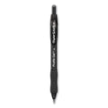 Paper Mate Profile Gel Pen, Retractable, Bold 1 mm, Black Ink, Translucent Black Barrel, Dozen