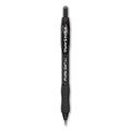 Paper Mate Profile Gel Pen, Retractable, Fine 0.5 mm, Black Ink, Translucent Black Barrel, Dozen