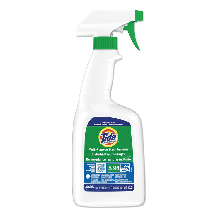 Tide Multi Purpose Stain Remover, 32 oz Trigger Spray Bottle, 9/Carton