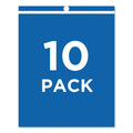Avery Job Ticket Holders, Heavy Gauge Vinyl, 9 x 12, Clear, 10/Pack