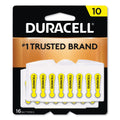 Duracell Hearing Aid Battery, #10, 16/Pack