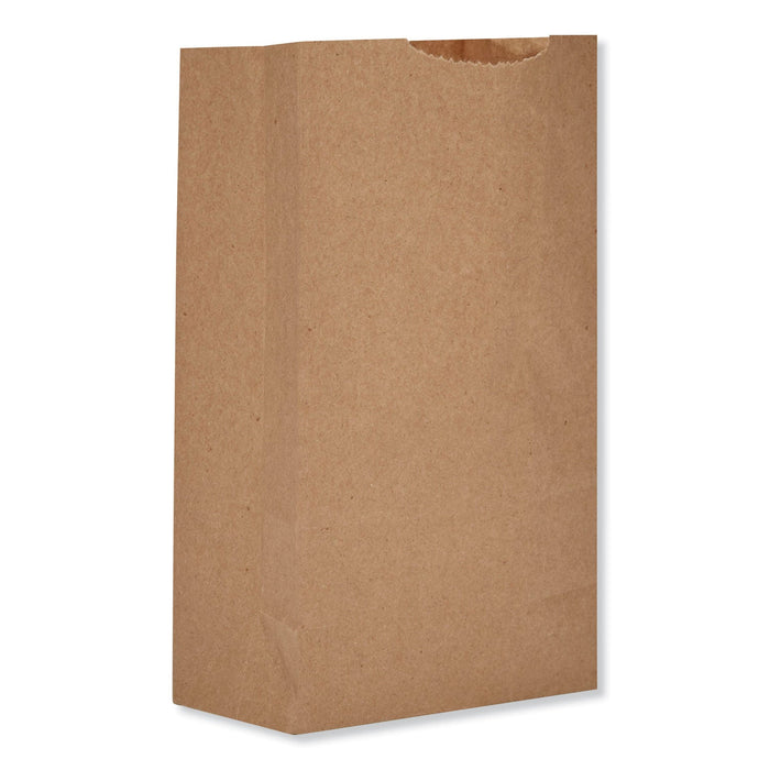 General Grocery Paper Bags, 52 lb Capacity, #2, 4.3" x 2.44" x 7.88", Kraft, 500 Bags