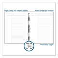 Cambridge Wirebound Guided Action Planner Notebook, 1 Subject, Project-Management Format, Gray Cover, 9.5 x 7.5, 80 Sheets