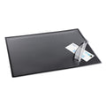 Artistic Lift-Top Pad Desktop Organizer, with Clear Overlay, 22 x 17, Black