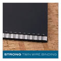 Cambridge Wirebound Guided QuickNotes Notebook, 1 Subject, List-Management Format, Dark Gray Cover, 8 x 5, 80 Sheets