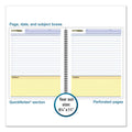 Cambridge Wirebound Guided QuickNotes Notebook, 1 Subject, List-Management Format, Dark Gray Cover, 11 x 8.5, 80 Sheets